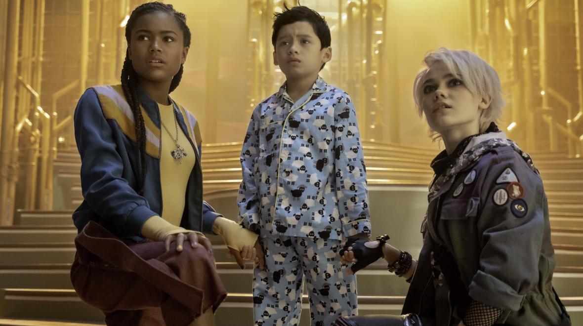 Still from the movie "The Babysitter's Guide to Monster Hunting"