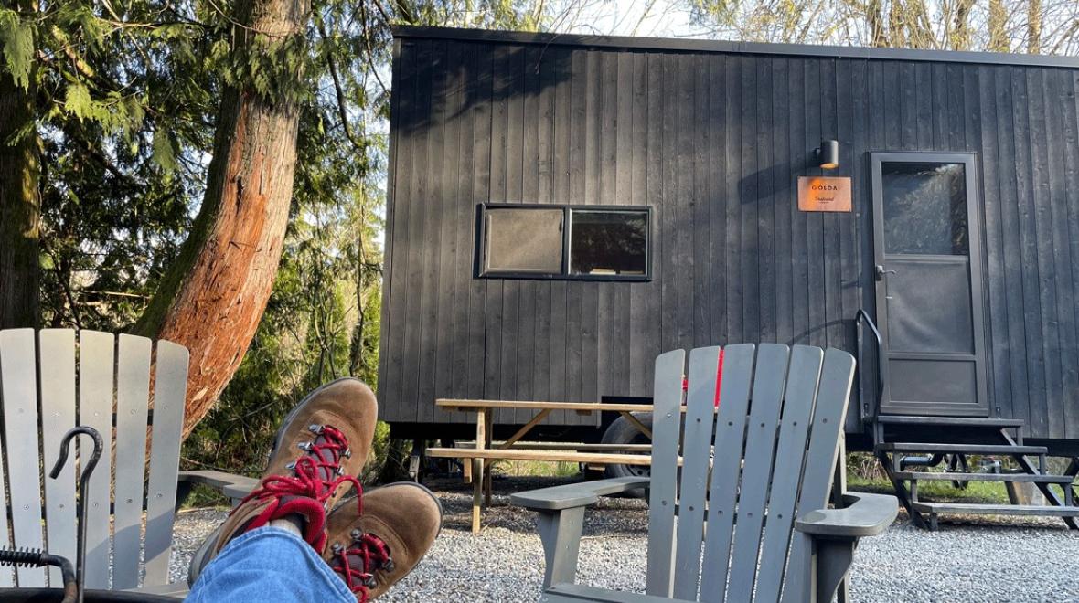 cabin rental at Postcard Cabins in Washington