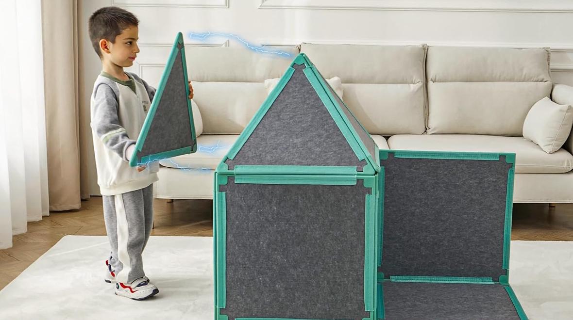 magnetic fort building kit