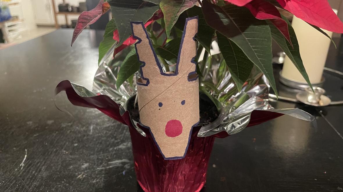 Reindeer Christmas tree ornament