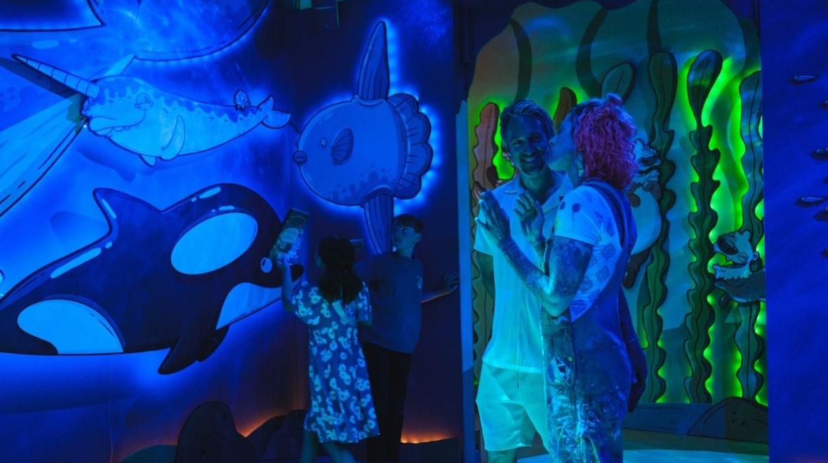 family at the MBA Portland Aquarium