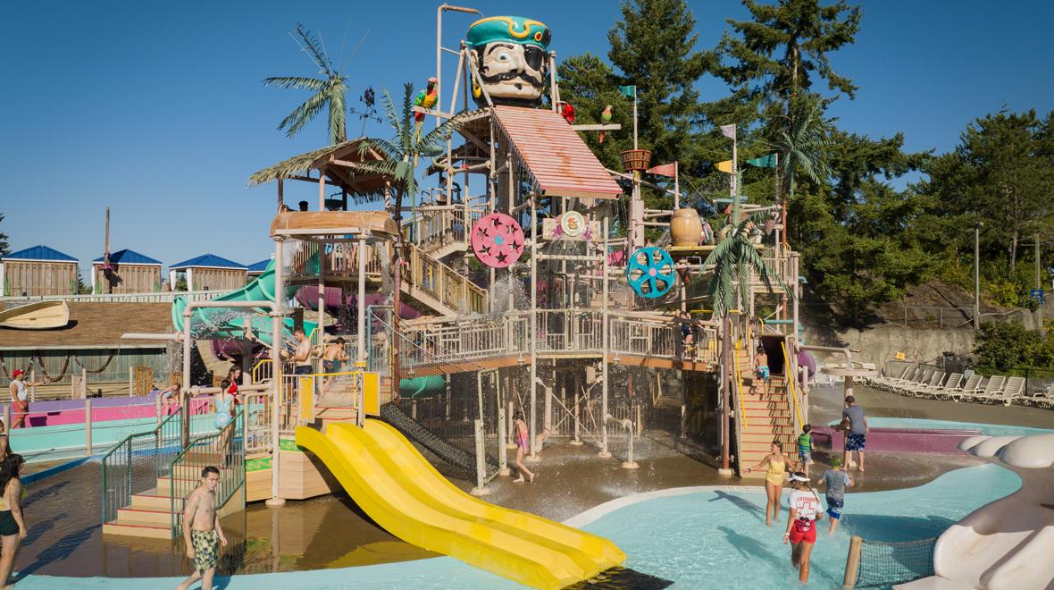 hooks lagoon at wild waves theme and water park during opening weekend