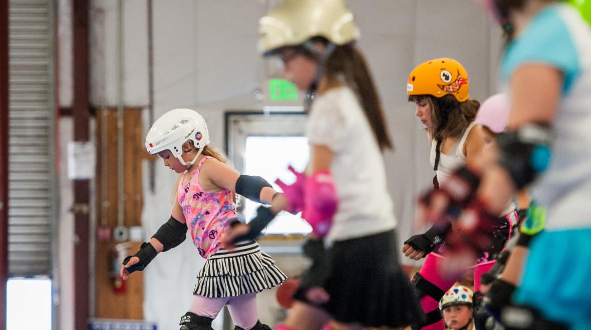 The Seattle Derby Brats empowers girls to be strong, healthy and confident. We do this through a supportive, inclusive community teaching girls to play at a highly athletic level within a team environment, focusing on respect, leadership and sportsmanship