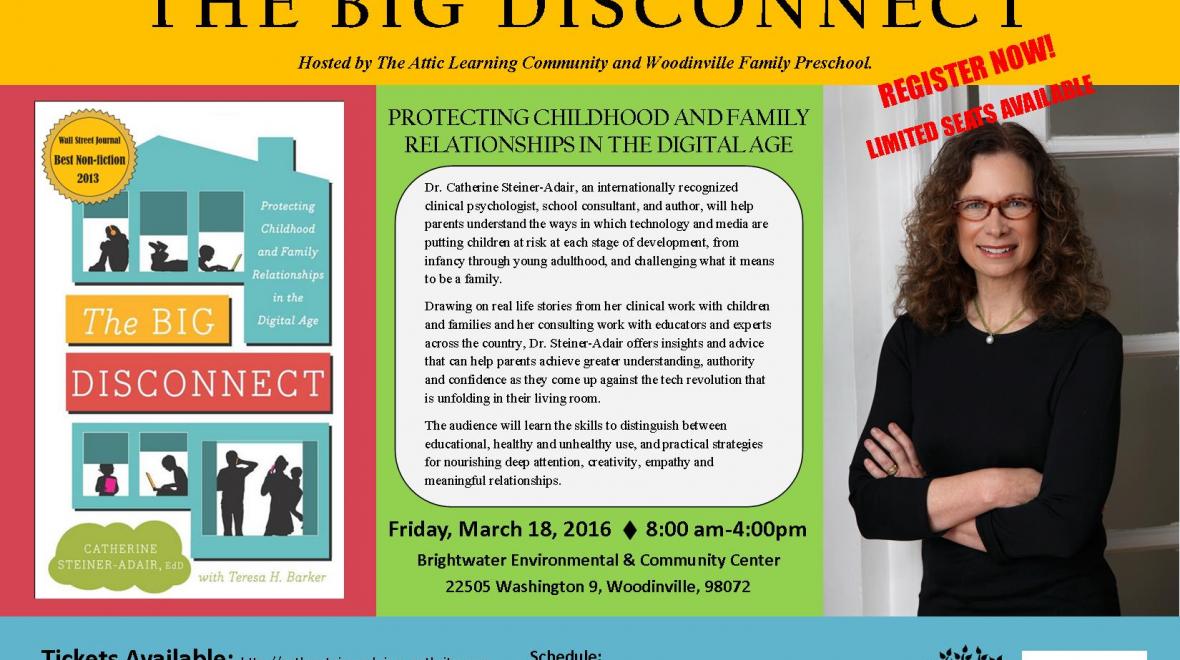 THE BIG DISCONNECT: Protecting Childhood & Relationships in the Digital Age