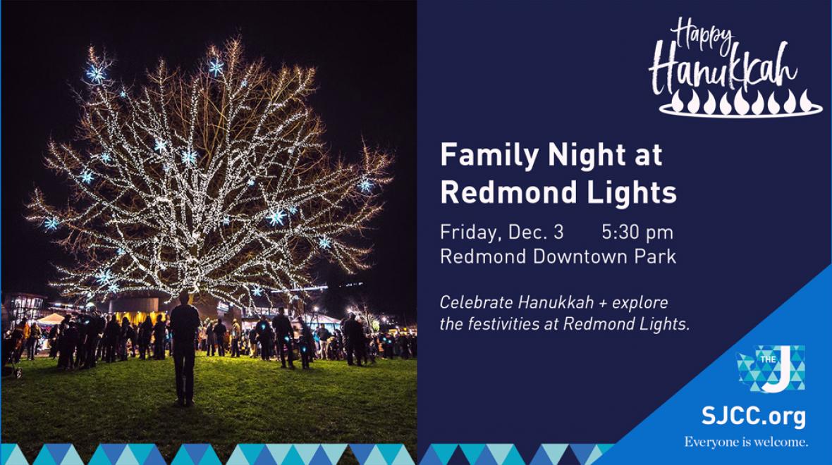 Hanukkah Family Night at Redmond Lights Seattle Area Family Fun