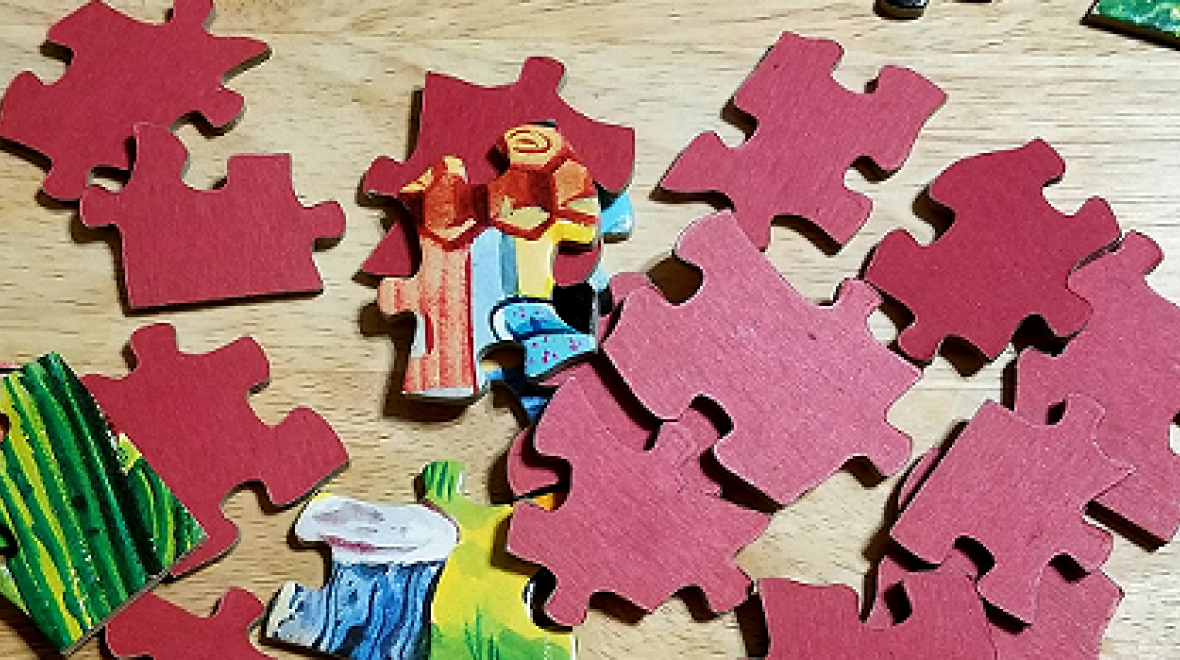 Jigsaw Puzzle Contest at the Lake Hills Library Seattle Area Family