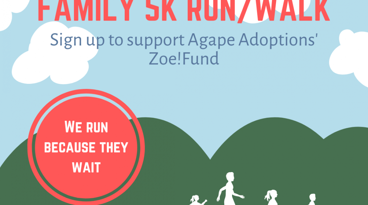 Agape Adoptions Virtual Family 5k Run/Walk | Seattle Area Family Fun ...