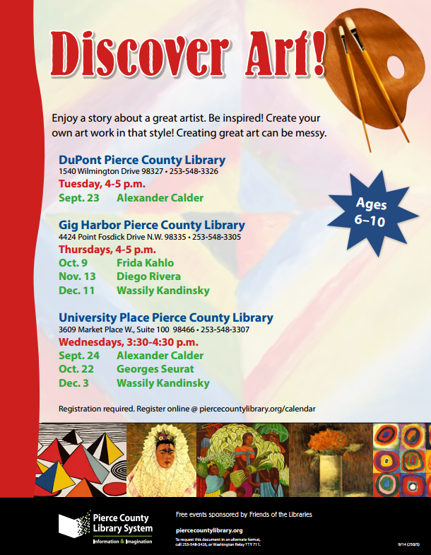 Discover Art! Seattle Area Family Fun Calendar ParentMap