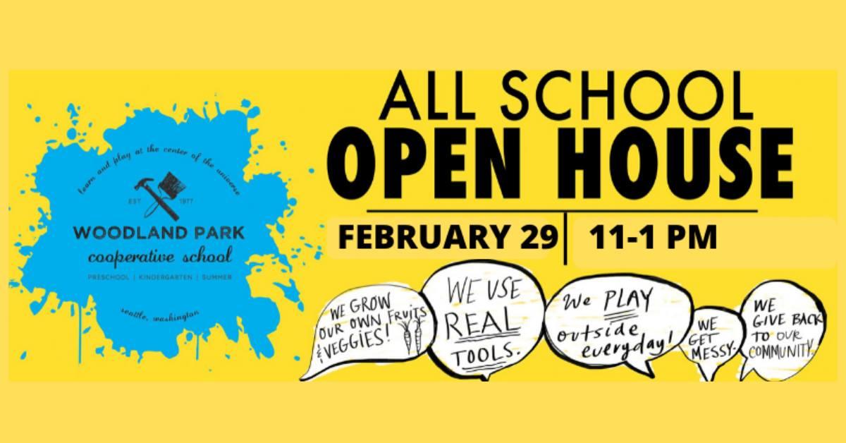 Woodland Park Coop Preschool and Kindergarten Open House Seattle