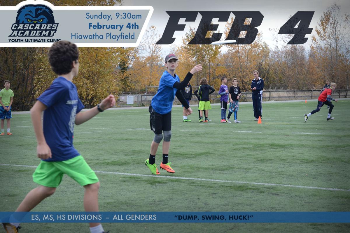Cascades Academy, Come Learn to Play Ultimate! Seattle Area Family
