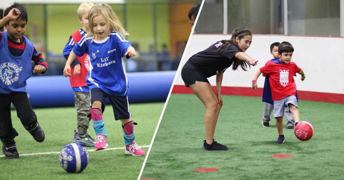 Lil' Kickers and Skills Institute Open House Seattle Area Family Fun