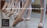 Young students practice ballet at ARC Dance