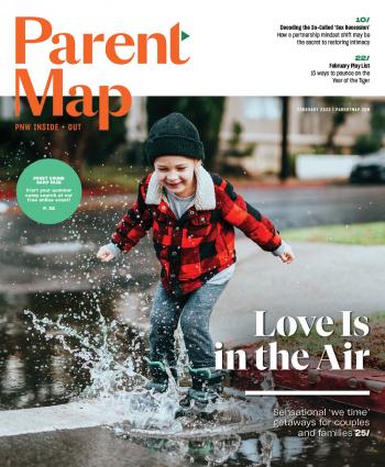 Cover of the February 2022 issue of ParentMap magazine