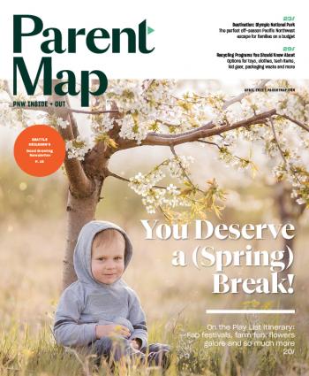 Cover of the April 2021 issue of ParentMap magazine
