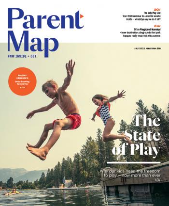 Cover of the July 2021 issue of ParentMap magazine