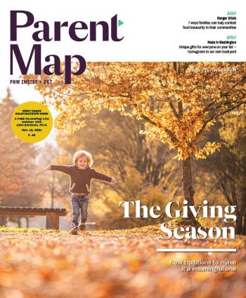 Cover of the November 2021 issue of ParentMap magazine