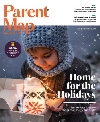 Cover of the December 2021 issue of ParentMap magazine