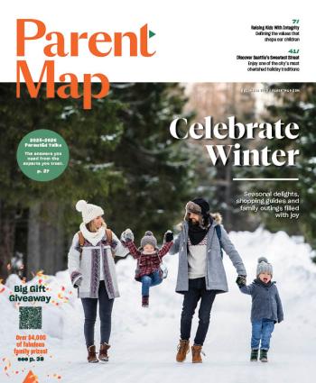 Cover of ParentMap's December 2025 magazine issue