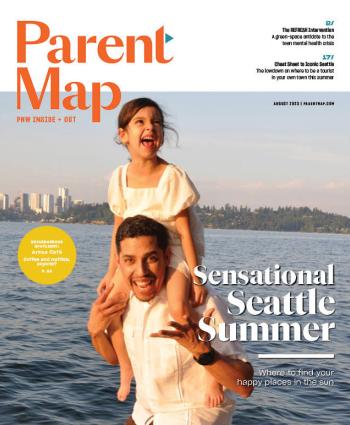 Cover of ParentMap's August 2023 magazine issue