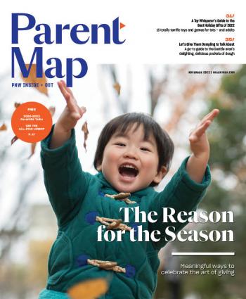 Cover of the November 2022 issue of ParentMap magazine
