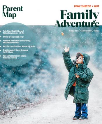 Cover image of the 2021 ParentMap Winter Family Adventure Guide