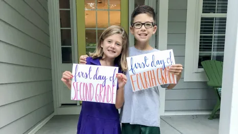 Kid-photo-first-day of school ideas