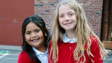 Two girls at Epiphany School