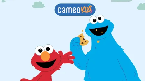 Elmo and Cookie Monster are the first two Sesame Street characters to join Cameo Kids