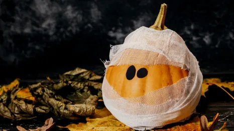 mummy pumpkin