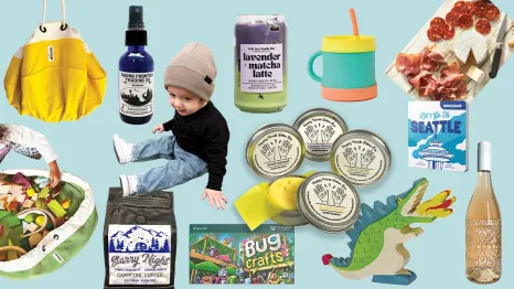 images of gifts from out local gift guide