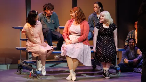 members of the cast of "The Outsiders"