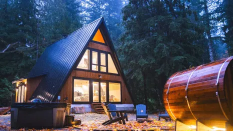 A-frame cabin in Index, a family-friendly rental near Seattle