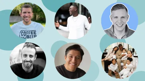 Dads on instagram graphic