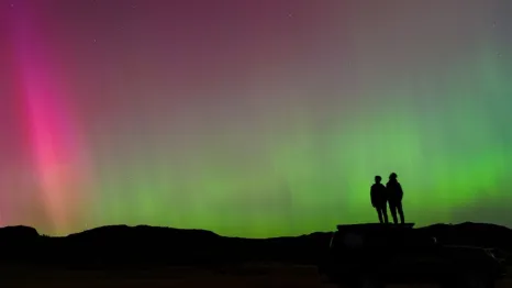 green northern lights