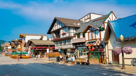 downtown leavenworth during a summer day with plenty of things for families to do