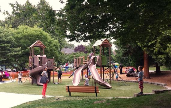 Kids and families play at Mount Baker Park in Seattle, ParentMap's playground of the week, among best weekend activities for a sunny fall weekend Nov. 11–13