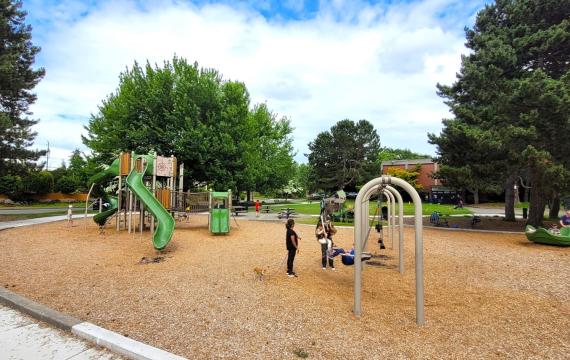 Newer playground at Loyal Heights playfield is among things to do in Seattle this weekend and ParentMap's playground of the week