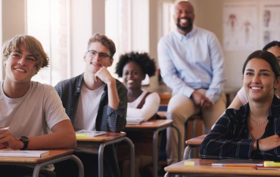 kids in a classroom anti-racism education