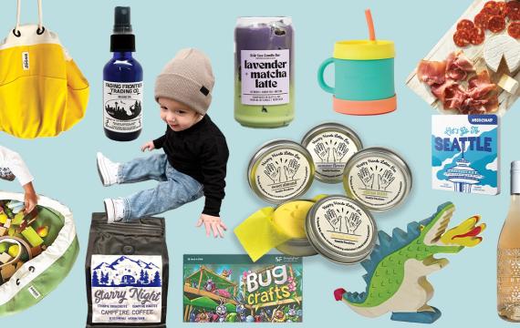 images of gifts from out local gift guide