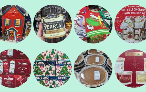 Best Costco products for holiday entertaining collage of items