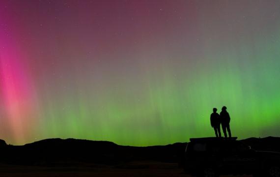green northern lights
