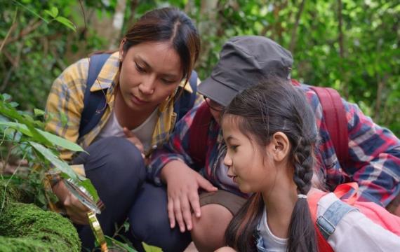 family adventure in nature