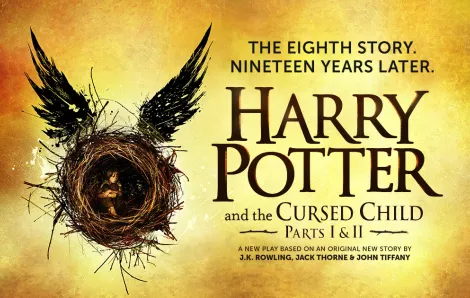 Promotional poster for "Harry Potter and the Cursed Child" play