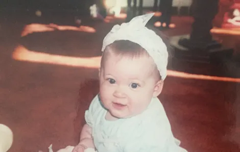 Elisabeth Kramer as a baby