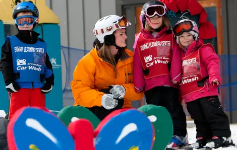 ski school kids