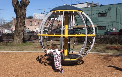 Georgetown Playground merry-go-round