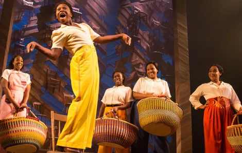 Adrianna Hicks performs in "The Color Purple"
