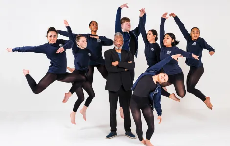 donald byrd and youth dancers from Spectrum Dance Theater
