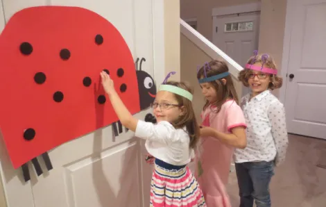 Ladybug birthday party game