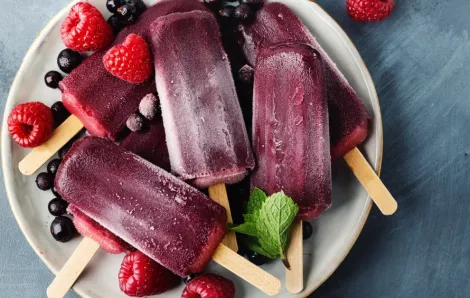 Mixed-berry-popsicles is a summer berry recipe that's easy to make